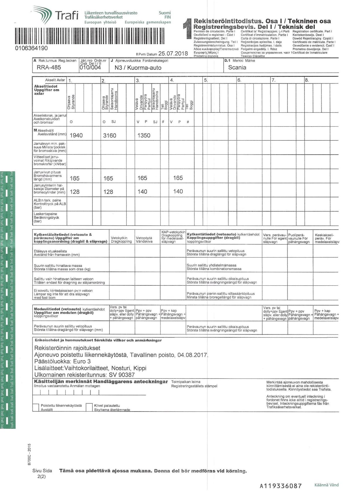 SCANIA P-124 8x4 5100 - Image 12