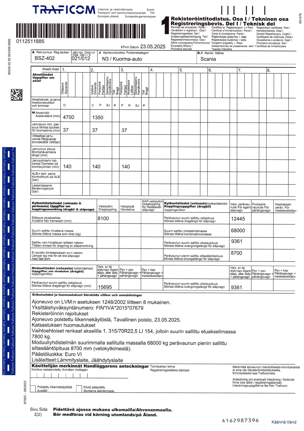 SCANIA R-520 6x2 4700 - Image 24