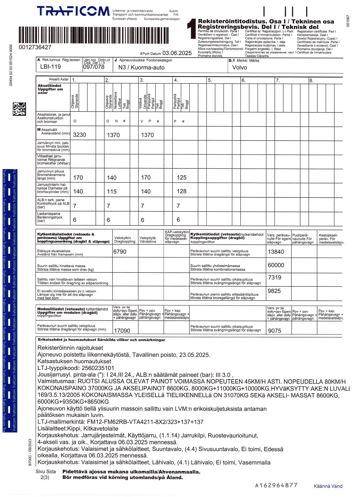 VOLVO FM-460 8X2 4600 - Image 26
